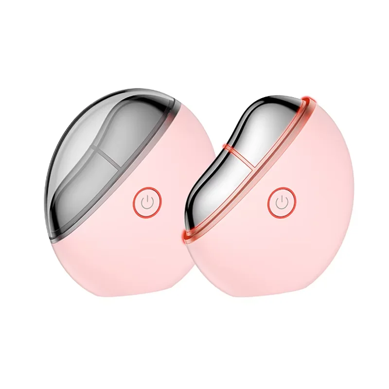 Pink electric gua sha facial massage tool
